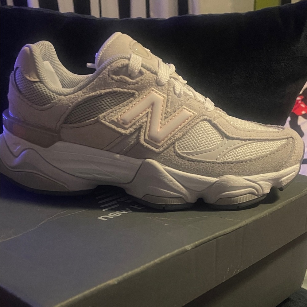 New Balance Cream Athletic Shoes